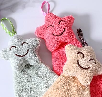 Star Kitchen Cleaning Towel, Microfiber Hanging Hand Towel, Cute Baby Towel, Bathing Towel For Children Kids Bathroom, Soft Hand Drying Towel, Coral Velvet Absorbent Cloth, Sink Towel with Loop, Hand Kitchen Towel Napkin with Ties Star Kitchen Cleaning Towel, Microfiber Hanging Hand Towel, Cute Baby Towel, Bathing Towel For Children Kids Bathroom, Soft Hand Drying Towel, Coral Velvet Absorbent Cloth, Sink Towel with Loop, Hand Kitchen Towel Napkin with Ties